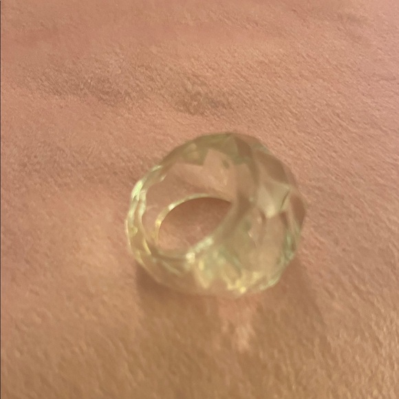 21# Clear Geometric Statement Ring - Picture 10 of 10